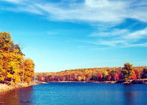Fall Foliage At The Lakes Of The Delaware Water Gap