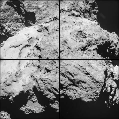 Rosetta Space Probe Takes Sharp Close Up Images Of Comet