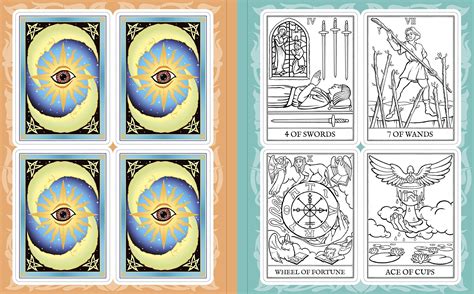 Create Your Own Tarot Deck With A Full Set Of Cards To Color Etsy