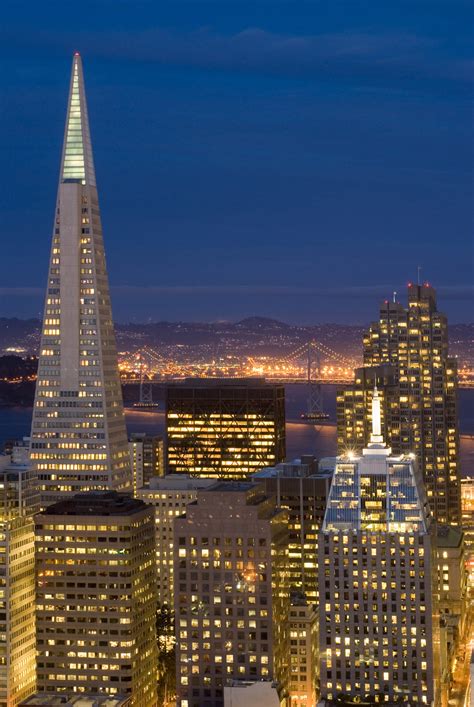 Free Stock Photo Of Illuminated Buildings Of San Francisco