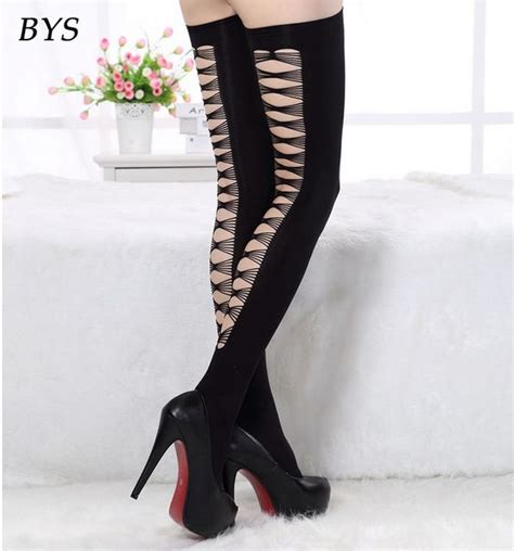 Hot New Over Knee Thigh High Fishnet Stockings For Women Sexy Bandage