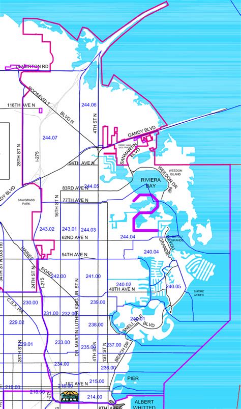 Map Of St Petersburg Florida Neighborhoods