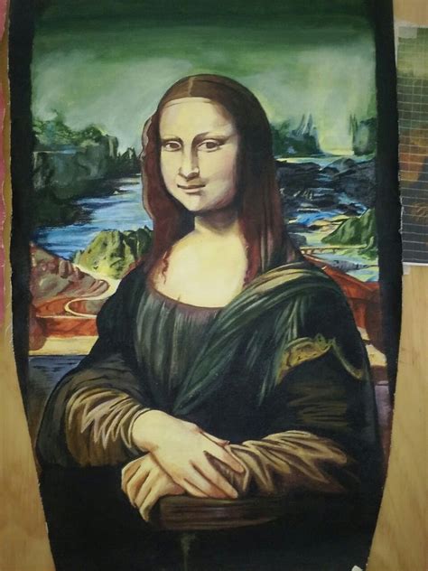 Mi Version De La Mona Lisa Mona Lisa Face Artwork Work Of Art