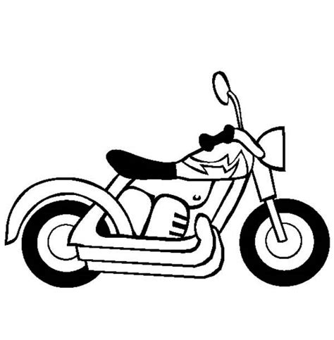 Motorbike colouring pages for boys. Harley Davidson Line Art | Free download on ClipArtMag