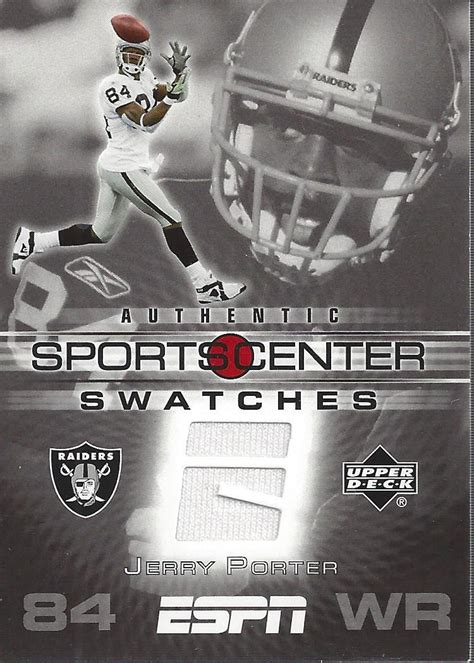 Within the shotguns forums, part of. 2005 Upper Deck ESPN Sports Center Swatches #JE Jerry ...