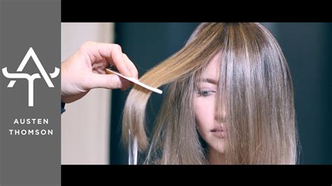 How To Cut Long Layered Hair From A Pivot Point With A Long Sweeping