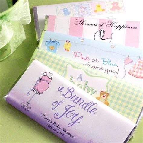 Personalized Baby Shower Chocolate Bars Chocolate And Wrapper Baby