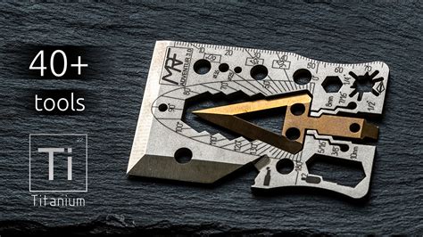 Adventur 30 Titanium Credit Card Axe Multi Tool Live Now On Kickstart