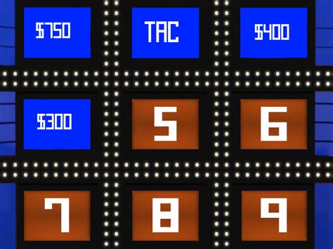 Tic Tac Dough Cbs Episode 8 Bonus Round 2 Ngc Net Game Central