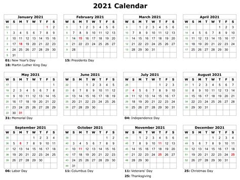 2021 monthly calendar template word. Free Printable 2021 Calendar With Holidays In Word | Free 2021 Printable Calendars