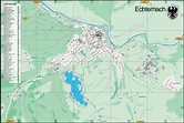 Stadtplan von Echternach | Detaillierte gedruckte Karten von Echternach ...