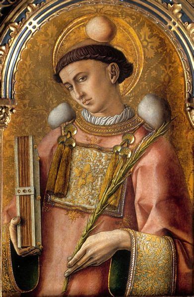 See more of catholic saint of the day on facebook. Saint Stephen the First Christian Martyr or Protomartyr ...