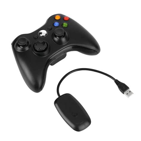 Black 24g Wireless Gamepad Joypad Game Remote Controller Joystick With