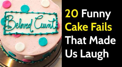 Funny Cake Fails That Made Us Laugh Bouncy Mustard