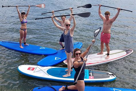 Group Stand Up Paddle Board Lesson 90 Minutes Noosa River Adrenaline