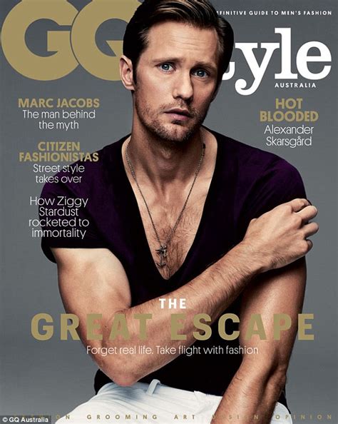 True Blood S Alexander Skarsgard Reveals His Biceps As He Admits He S Fine With Getting Naked