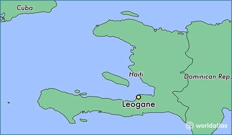Where Is Leogane Haiti Leogane Ouest Map