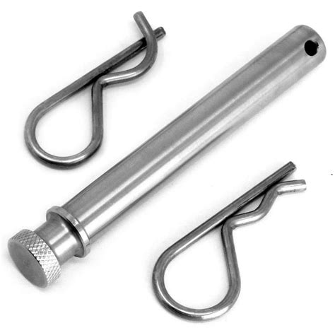 Lfparts 100 Stainless Steel Trailer Hitch Pin Keeper Grip Clip Kit