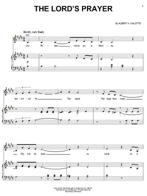 When understanding prayer we need to understand that prayer shouldn't drain us but it should fill 10 inspiring songs about jesus to encourage your faith. The Lord's Prayer | Sheet Music Direct