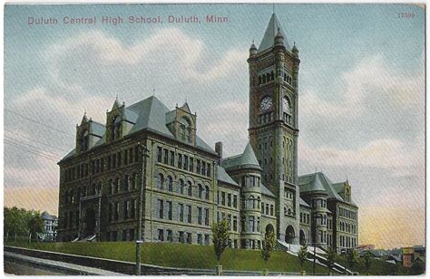 Duluth Central High School Duluth Minn Postcard Flickr