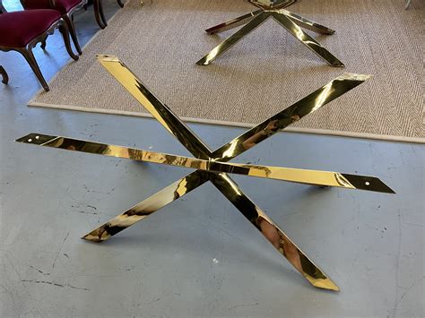 Brass Plate Dining Table Park Eighth