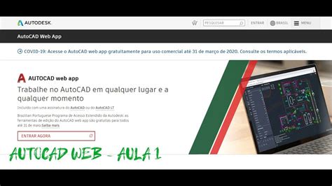 Sign in using your autodesk account, or create an account if you don't already have. Autocad WEB APP - Aula 1 - YouTube