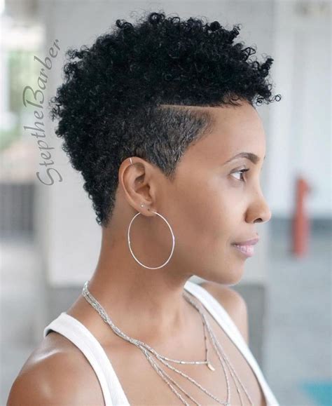 Short Natural Hair Hairstyles For Black Ladies Archives Wavy Haircut