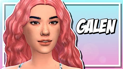 Sims 4 Galen Pastel Cas Cc Links Youtube