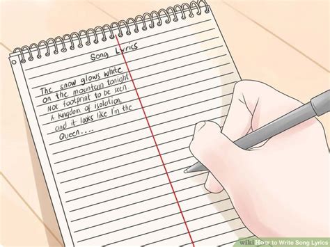 How To Write Song Lyrics With Pictures Writing Lyrics Songwriting