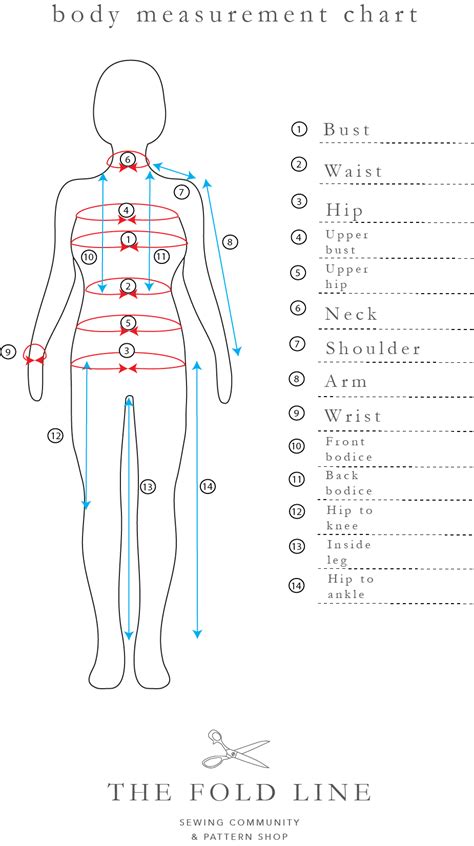 The Sewing Pattern Tutorials Measuring Yourself The Fold Line