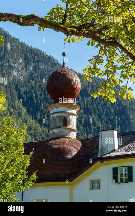 Little Church Saint Bartholomew At The Lake Koenigssee In The Bavarian