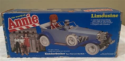 1982 Knickerbocker Toys The World Of Annie Limousine 1929