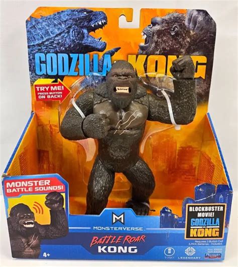 Playmates Toys Battle Roar King Kong Vs Godzilla 2021 Movie Action