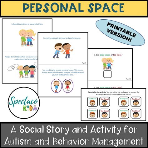 Personal Space A Social Story For Autism And Behavior Management