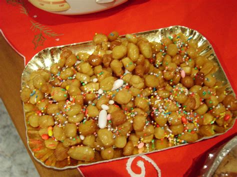 So, in italy we are recently celebrating the carnival. File:Struffoli.JPG - Wikimedia Commons