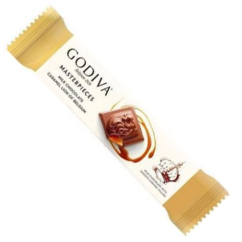 Godiva Masterpieces Milk Choc Caramel Small Bar 32g 1oz Saksco