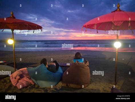 Seminyar On Bali Is A Popular Holiday Destination Stock Photo Alamy