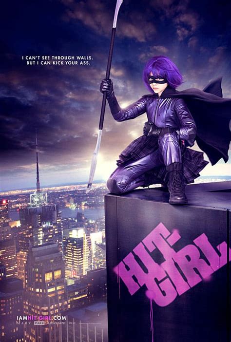 Poster De Kick Ass Versión Hit Girl