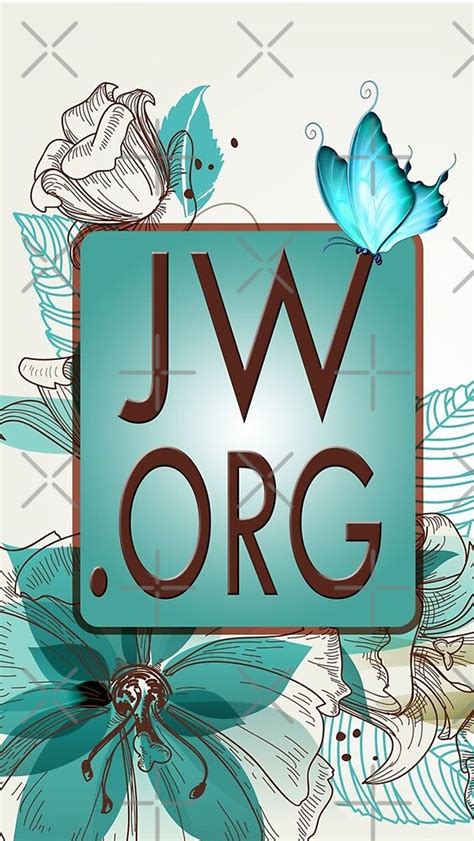 Jworg Logo Blue Floral By Yesido Redbubble