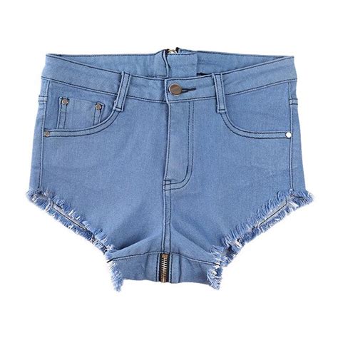 Women Summer Blue Jeans Booty Shorts Cute Bikini Denim Shorts Erogenous