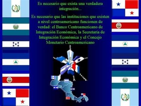 Integración Económica Centroamerica Organismos