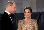 Kate Middleton Wore Gold Sequin Gown to James Bond Premiere: Details ...