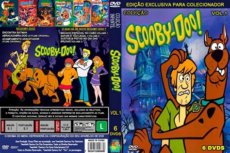 Coleção Desenhos Scooby Doo Com 6 Dvds Dublados Volume 1 R 2500 Em