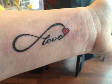 My Wrist Tattoo ♥ Love Wrist Tattoo Heart With Infinity Tattoo