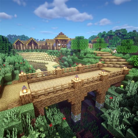 A Simple Bridge Design How Do You Like It Minecraftbuilds Villa