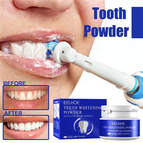 Teeth Whitening Powder Clean Oral Hygiene Whiten Teeth Remove Plaque