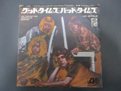 Backwood Records Led Zeppelin Good Times Bad Times Japan Orig