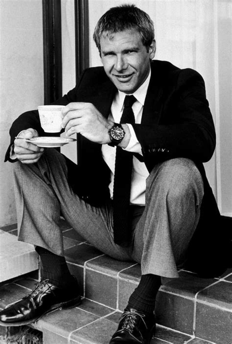 The Younger Harrison Ford See How Natural The Teacup Looks In His