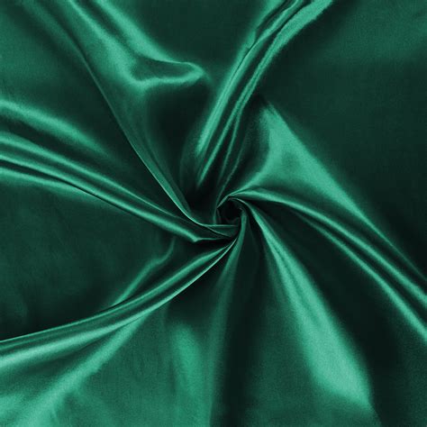 40 Yard Satin Fabric Roll Emerald Green At Cv Linens
