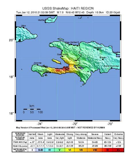 Haiti world map pixel diamond texture stock vector royalty free. Intensity map of Haiti earthquake - 570 NEWS